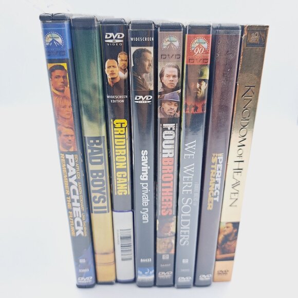 Bundle Of 8 Action DVDs Collection: Four Brothers, Bad Boys II, Paycheck & More - Picture 2 of 9